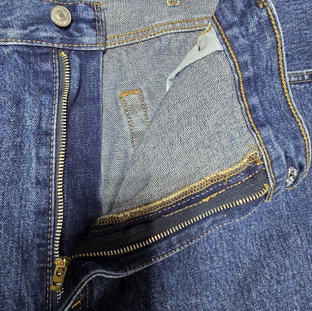 EUC Big & Tall Levi's 505 regular fit blue jeans 50x29 - Picture 5 of 11